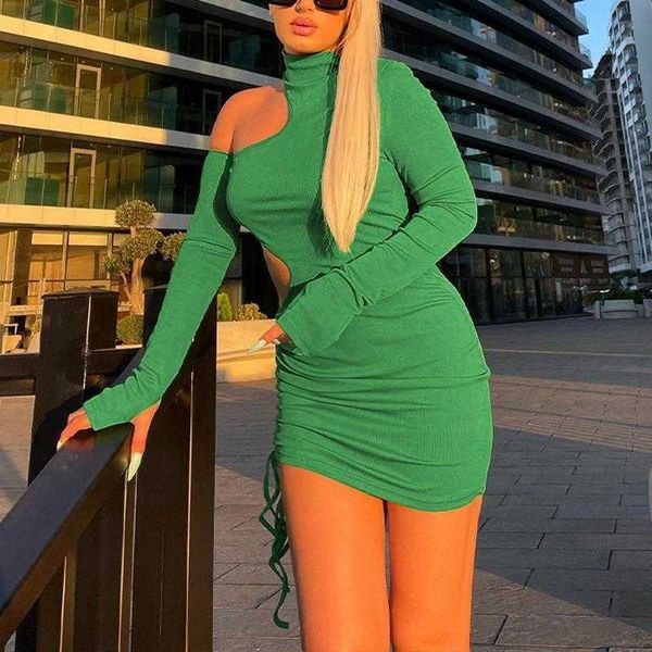 

half high casual dresses collar long sleeves off the shoulder collarbone sexy, Black;gray