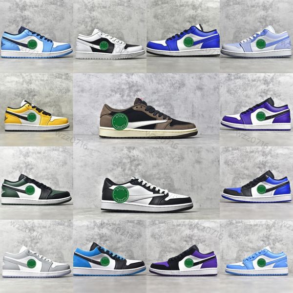 

low jumpman 1 1s mens basketball shoes men women black white university blue wolf grey fragment gym red game royal bred paris panda pine gre