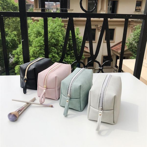 

simple waterproof portable advanced travel toiletry bag with separate compartments large leather pu toiletry bag203h