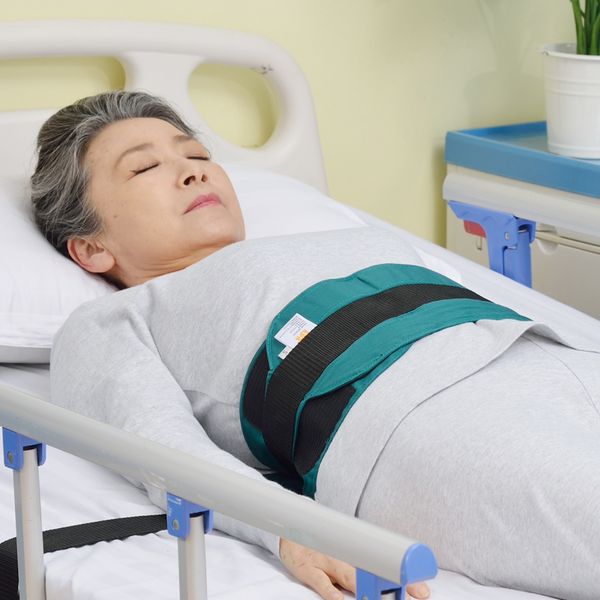 

waist and abdomen restraint belt can turn over fall prevention bed fixing strap for old people lying in bed health care