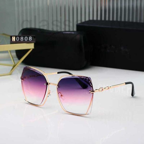 

sunglasses designer 2023 new women's korean square-frame glasses slim and uv resistant female tosb, White;black