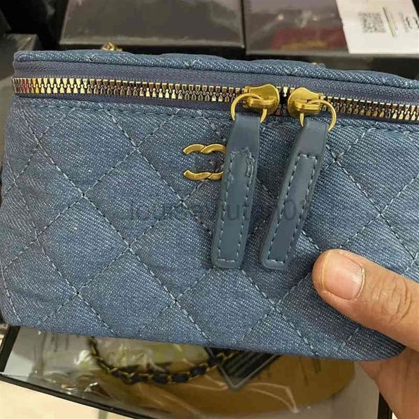 

designer channel bag tote handbag europe and america man woman lovers luxurious fashion single shoulder cross slung square blue de286t