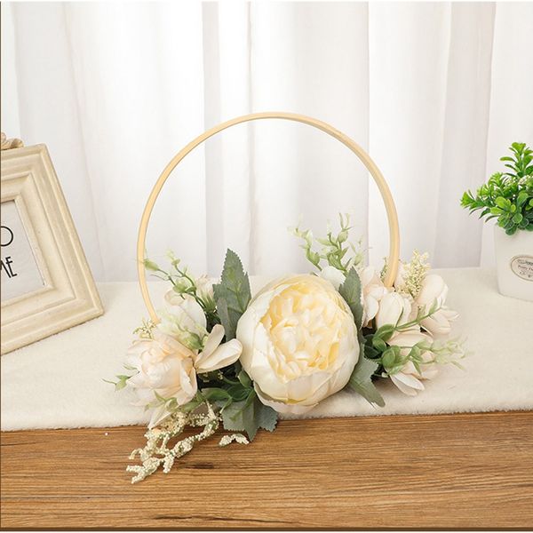

wedding collection 8 colours bridesmaid bouquet hand hold wreath for bridesmaid and flowers girl