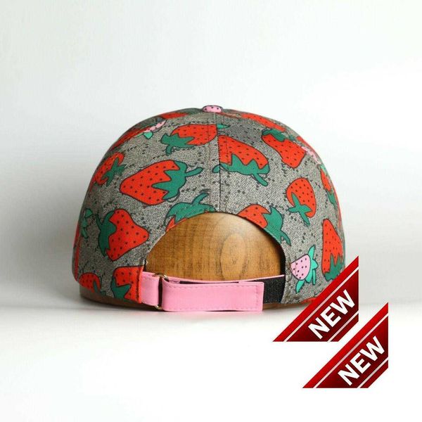 

quality High strawberry baseball caps man's cotton cactus classic letter Ball caps summer women sun hats outdoor adjustable Snapback Cap girl's cute vguc, Cl.1
