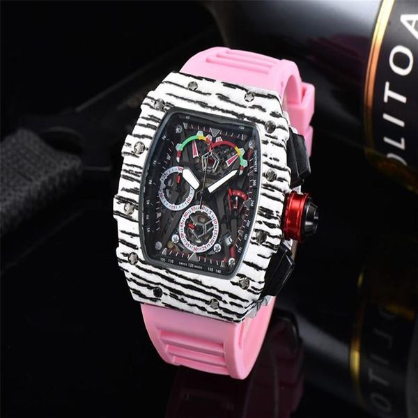 

2021all the crime quartz watch dial work leisure fashion scanning tick sports watch273b, Slivery;brown