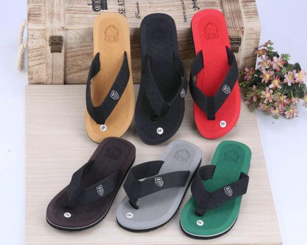 

fashion men summer outdoor stripe flip flops shoes casual sandals male slipper flipflops for men 40441162840, Black