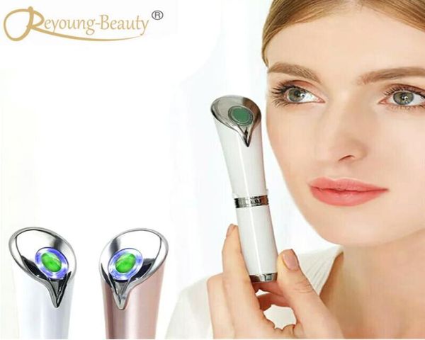 

anti aging dark circle eyebag wrinkle removal face eye forehead infrared ion thermal warming jade vibration beauty massager pen c14472057