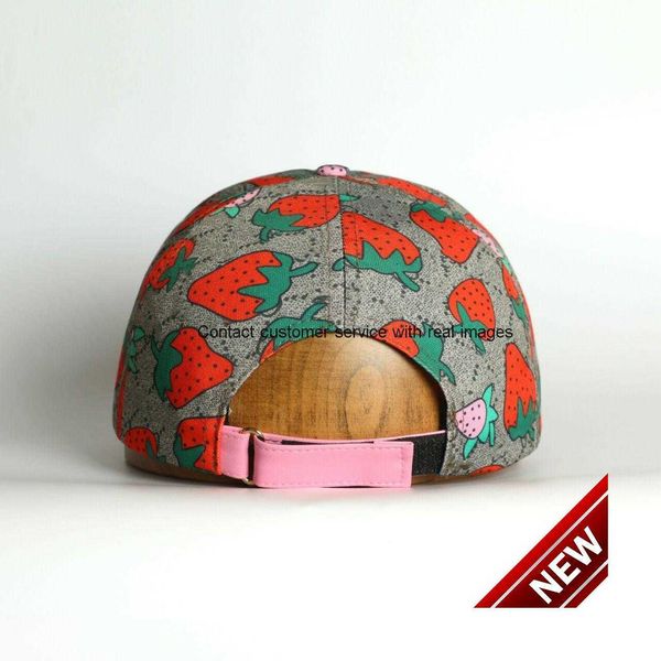 

strawberry baseball caps man's cotton cactus classic letter ball caps summer women sun hats outdoor adjustable snapback cap girl's, Blue;gray
