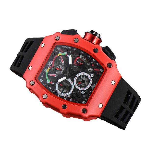 

2023 New ultra-luxury men's watch Top Designer High Quality Date 42mm quartz watch Rubber strap Waterproof Sports montre Luxury watch