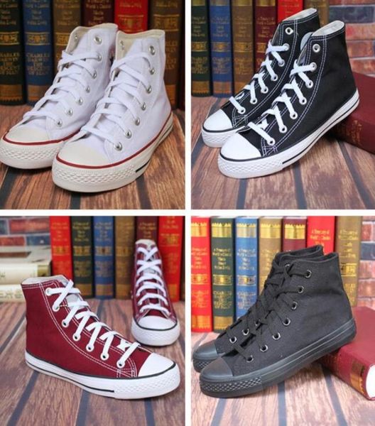 

sell classic design man woman student low high canvas shoes4921748, Black
