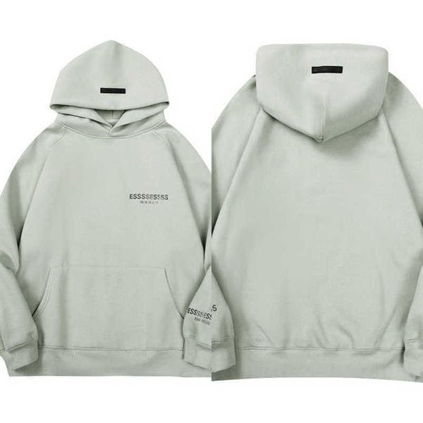 

classics men's luxury sweatshirts essentials tracksuits letter hoodies men women ess sportswear hooded pant coat sweater pullover coup, Gray