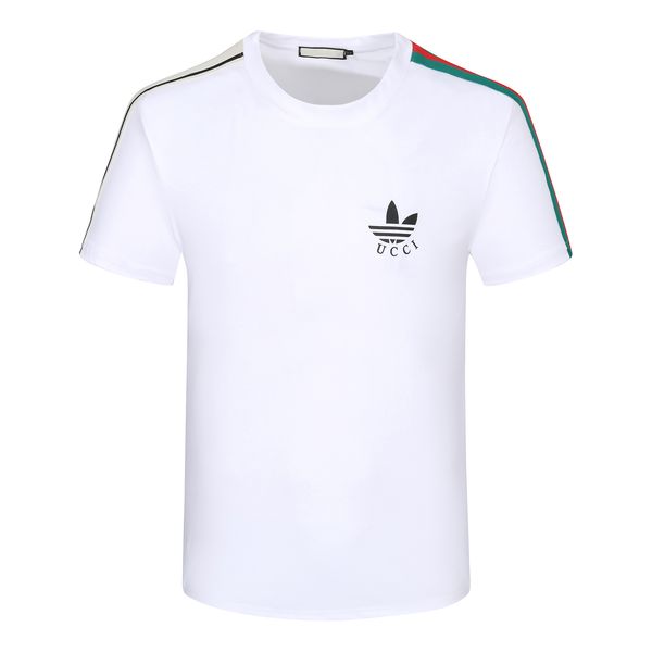 

men's t-shirt t shirt slim fit short sleeve cotton breathable tee r luxury letters print shirts 2023 spring summer high street casual m, White;black