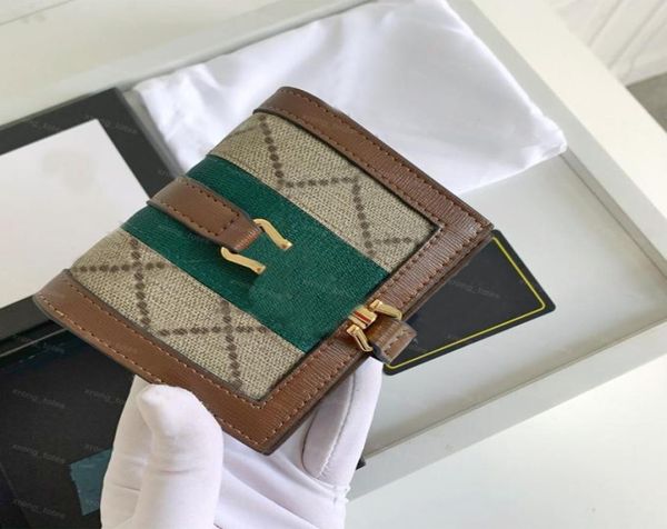 

small designer wallet men cardholder women canvas wallets long fashion letter purses short card holder woman coin pocket clutch ba1979925, Red;black