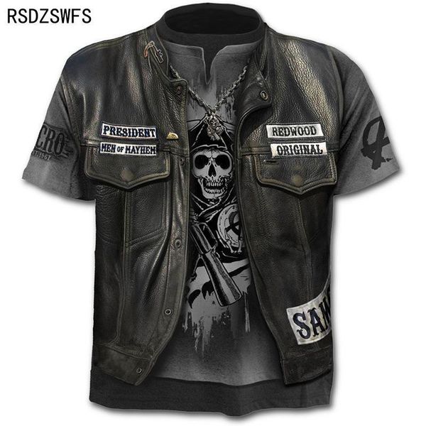 

men's t shirts brand motorcycle punk shirt knight s 3d men casual vintage hip hop summer ee op homme clothes 230419, White;black