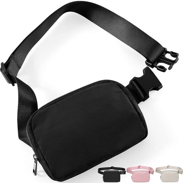 

outdoor bags women men waist bag gym elastic adjustable strap zipper fanny pack