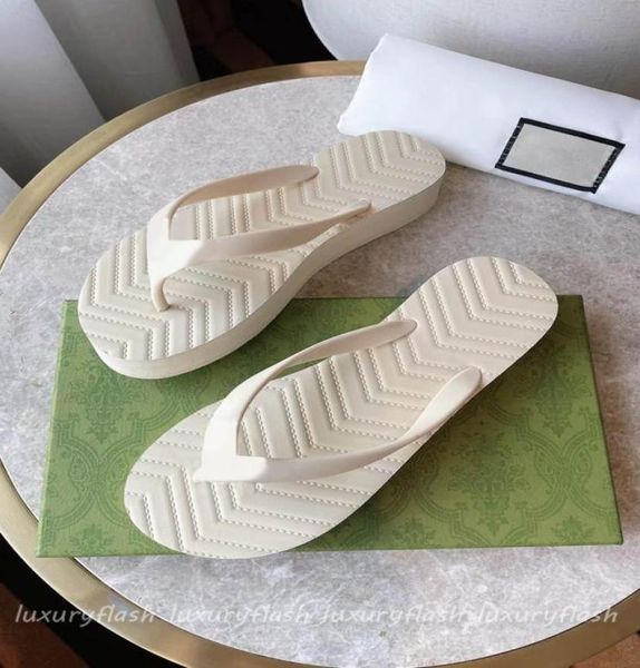 

22ss slippers for women flip flop designers sandals black white pink red blue slides with green box slide size 35422421389