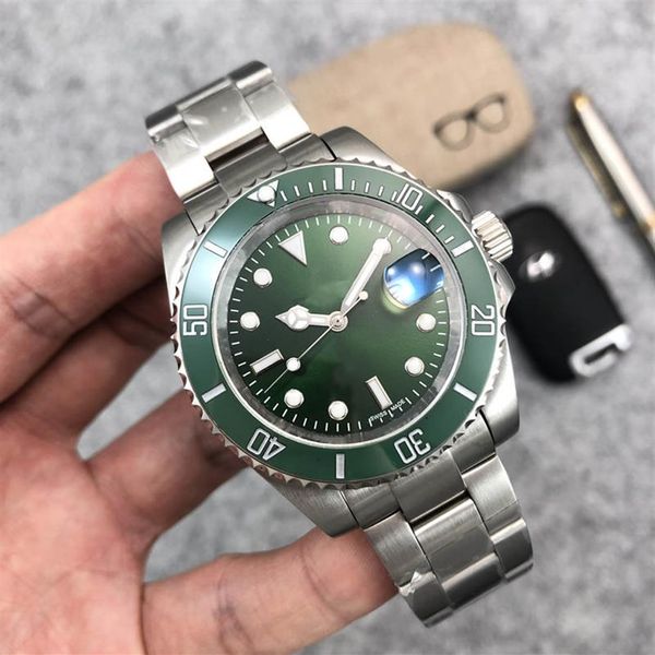 

high-quality fashion classic casual men's watch 40mm stainless steel sport waterproof automatic mechanical movement2431, Slivery;brown