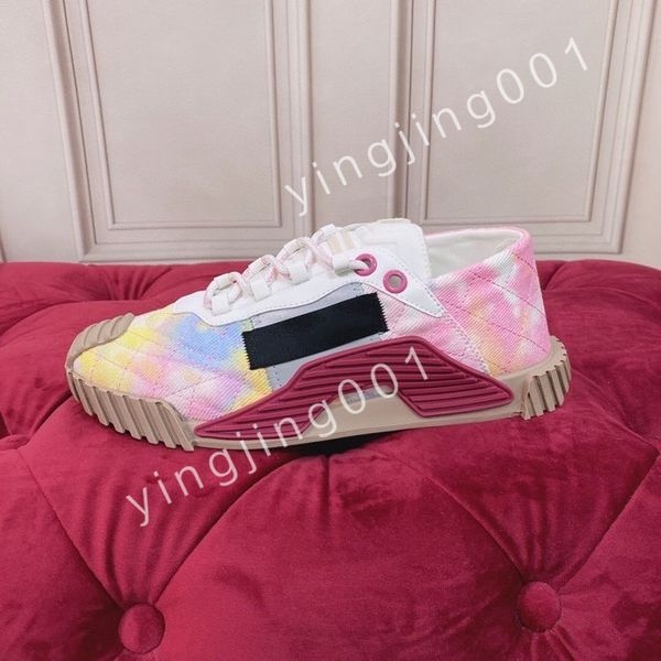 

2023 luxury fashion men shoe designer women leather lace up platform sneakers white black mens womens casual shoes