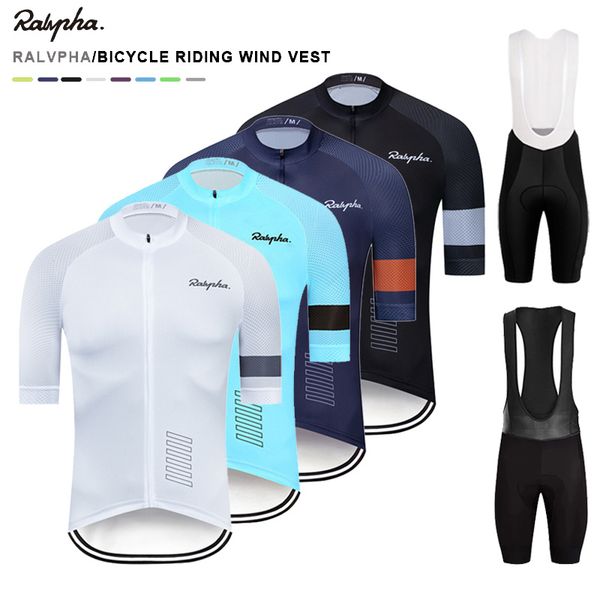 

cycling jersey sets ralvpha 2023 men s raphaing clothing summer mtb bike suit bicycle clothes ropa ciclismo hombre 230420, Black;red