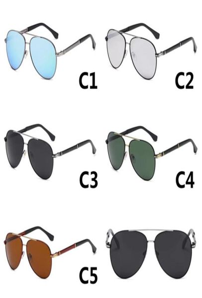

classic men metal sunglasses sports driving man pilot designer sun glasses uv400 protection shades6419607, White;black