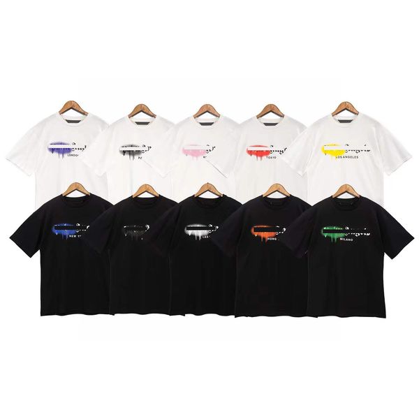 

mens designer tshirt spray love short-sleeved fashion angels women 100% pure cotton trapstar hoodie comfort, White;black