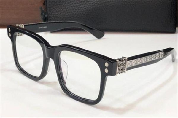 

vintage optics eyewear heyjackulat retro square frame optical glasses prescription versatile and generous style with g8414821, Black