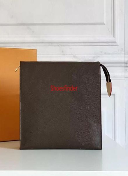 

luxurys flower coffee black bag lattice mens womens designers make up wallets cosmetic zipper handbags purses n47542 wallets pouch4543936, Red;black