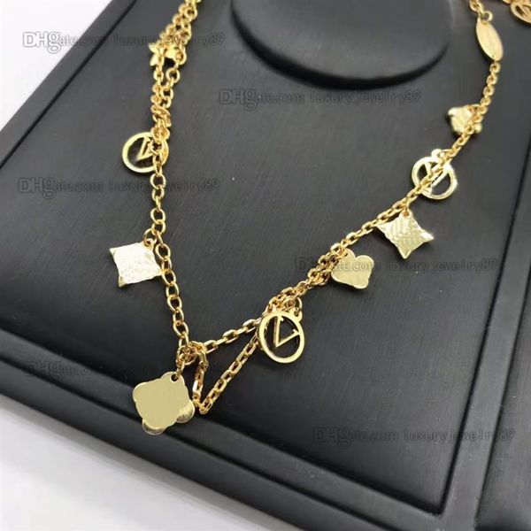 

luxury pattern designer jewelry necklace bracelet fashion bracelets gold necklace for femininity exquisite amous ladi279l, Silver