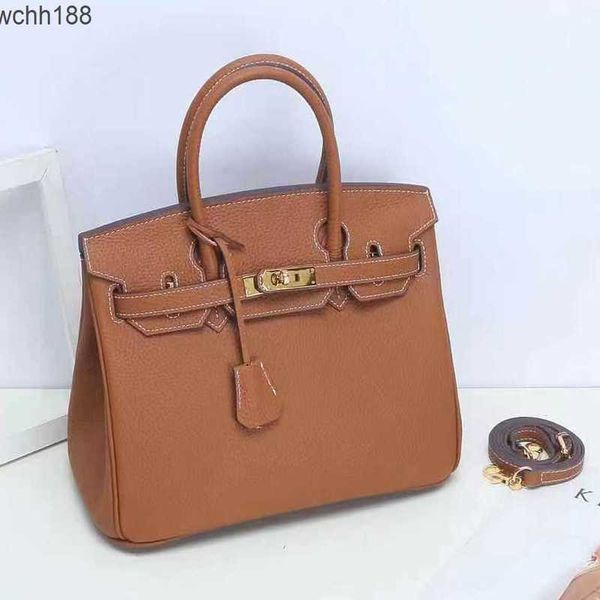 

capacity bags designer birkins lychee bag pattern large leather women's 2023 fashion trend one shoulder handbag gebg
