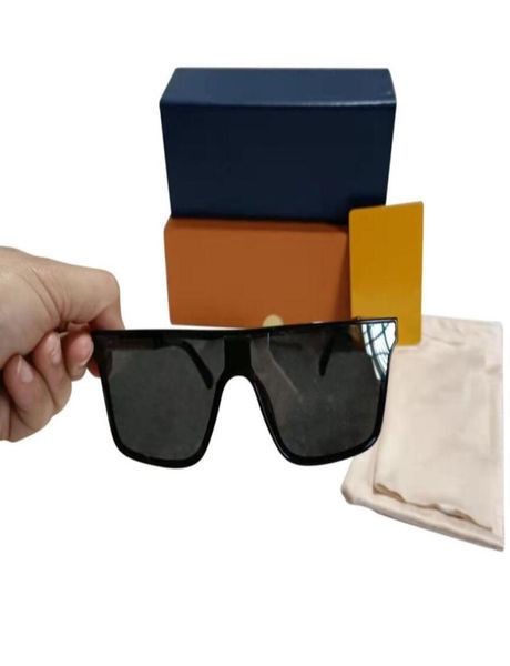 

fashion eyewear sunglasses sun glasses designer mens womens with blue cases black metal frame dark 50mm lenses8544398, White;black