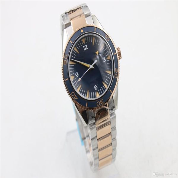 

big sell whole sell mans watch 41mm size black face stainless steel strap watch222b, Slivery;brown