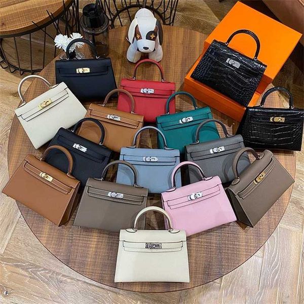 

bags h ermes kellier high-grade hand-print cowhide 19-inch second-generation bag for women 2022 new style versatile carry-on messenger class