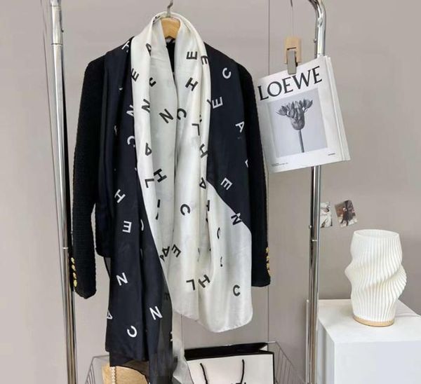 

18090cm brand summer women scarf fashion quality soft silk scarves female shawls foulard beach coverups wraps silk bandana1097909, Blue;gray