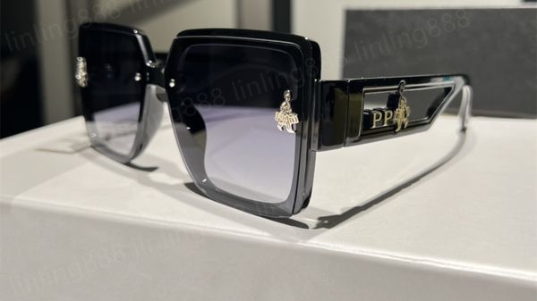 

2023 luxury designer sunglasses for men women summer style 8430 sunglasses anti-ultraviolet retro square frame fashion eyeglasses come with, White;black