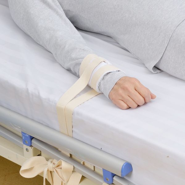 

2 Pieces Simple Hand And Wrist Restraint Belts As Upper Limb Operating Room Cotton Cushion Fixed Belt For Patient Constraint