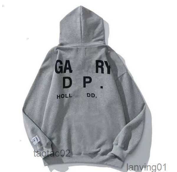 

american hoodies man galleryes dept sweater sweaters 2023 fashion hoodie los angeles exclusive printed high gram weight cotton terryzobep6xo, Black