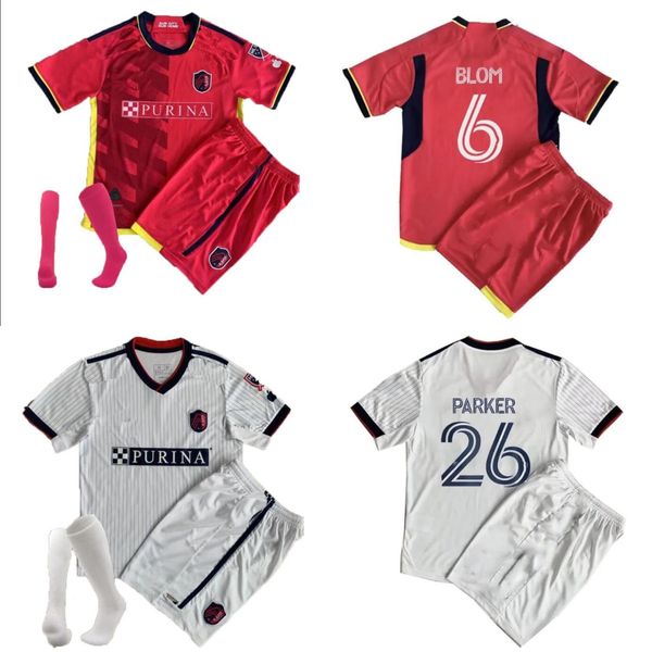 

2023 24 st. l ouis city soccer jerseys mls home away new st louis''red' sc white nilsson klauss nelson gioacchini vassilev be, Black