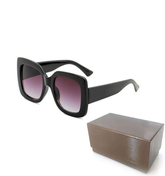 

designer womans sunglasses 0083 luxury mens sun glasses uv protection men eyeglass gradient metal hinge fashion women3873365, White;black