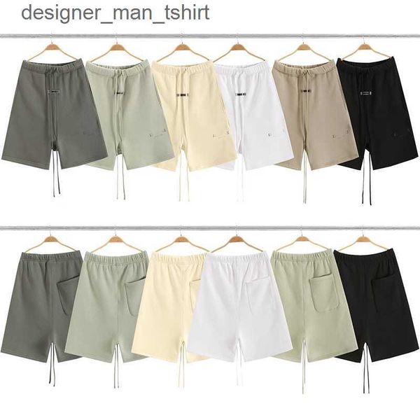 

essentail designer men's shorts summer essent shorts pant trend loose ess joggers sweatpants essen sports jogging fashion1ogq, White;black