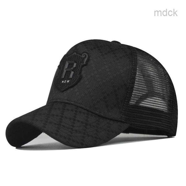 

ball caps r embroidered baseball cap casquatte hip hop bone male mesh breathable visor hats female streetwear trucker cap wholesale, Blue;gray
