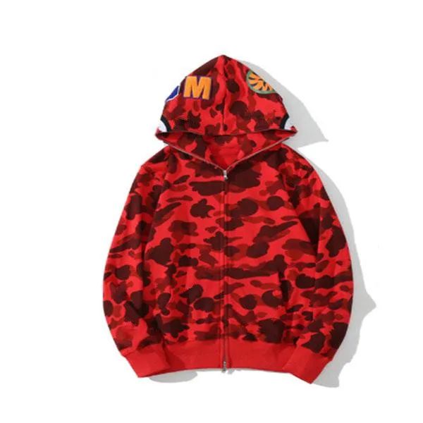 

mens full designer hoodie up shark hoodies zip for woman black camouflage jacket blue hoody hooded sweatshirt man womens sweater long sleeve