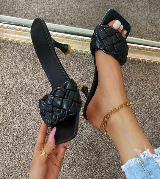 

2021 summer new women sandals fashion genuine leather casual sandals female high heel summer women039s shoes h11267891694, Black