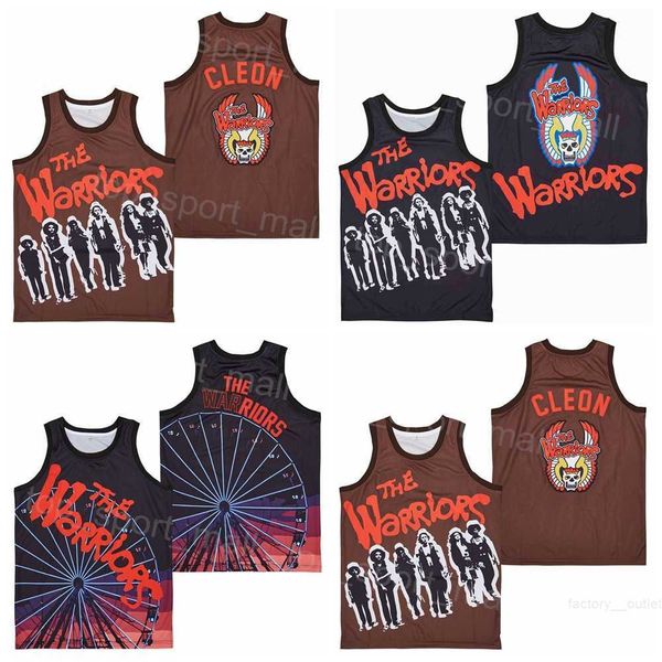 

movie basketball film the west coney island cleon jersey high school pullover for sport fans college vintage embroidery breathable black bro