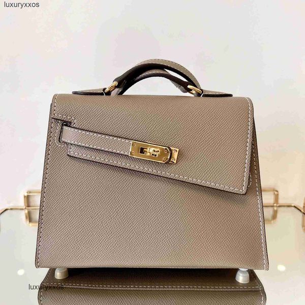 

outdoor 2023 bag leather designer double-sided kellies bags fashion single-shoulder trend underarm women's iako