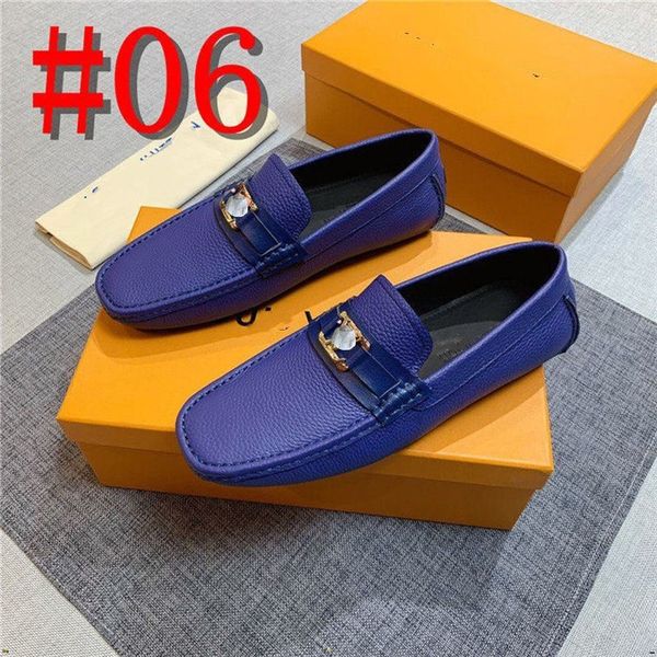 

13model designer mens genuine loafers leather shoes luxury brand 38-46 men driving male moccasin flats loafers men dress shoes, Black