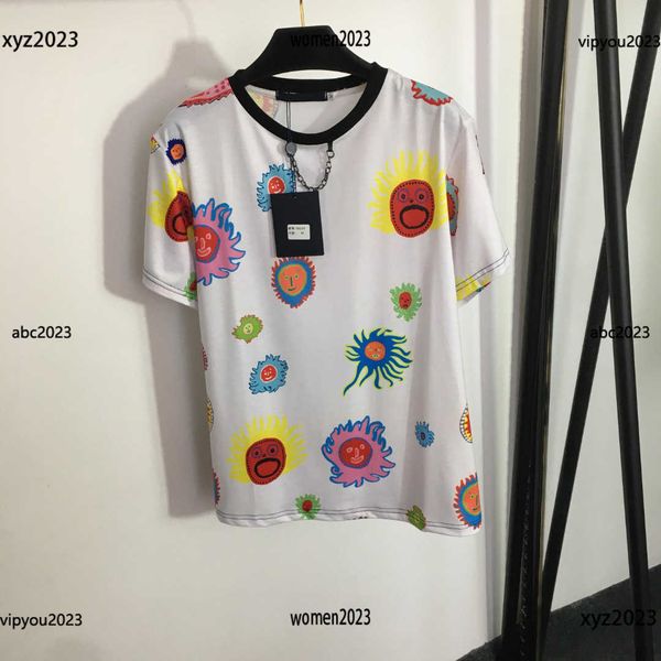 

sun print womens hooded short sleeve t shirt abdominal double pocket summer clothing round neck t-shirt ing, White