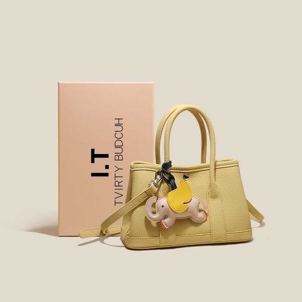

totes herms luxury garden bags high-grade leather bag garden women's large capacity bucket shoulder portable tote bridal wedding