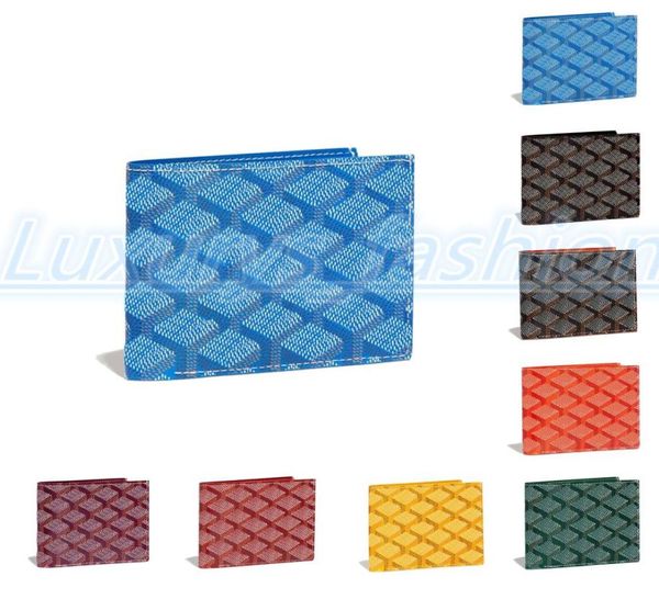 

card holders designers bags fashion quality genuine leather luxurys purse card holder single wallet men women039s coin wholesal7566377, Red;blue