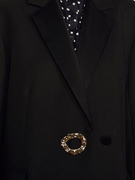 

pants 2022 new woven white singlebreasted tweed suit women's jacket spring