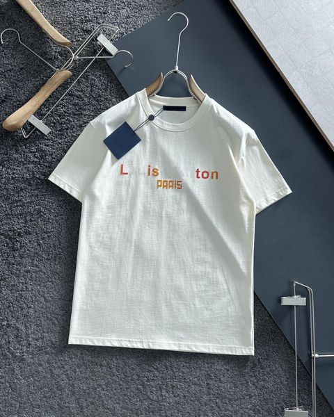 

men's t-shirts 23ss rhude mens t shirt tess designer casual fashion short sleeve europe america men women round neck tshirts usa size m, White;black